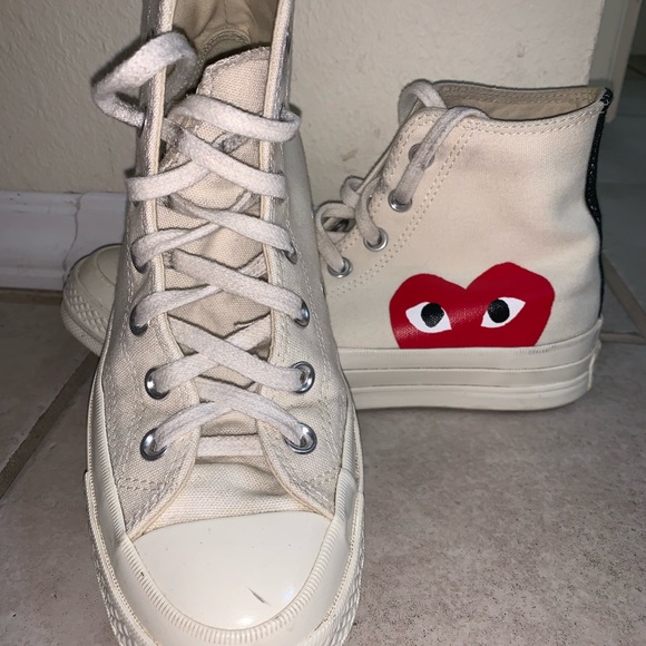 cdg converse size 7 womens